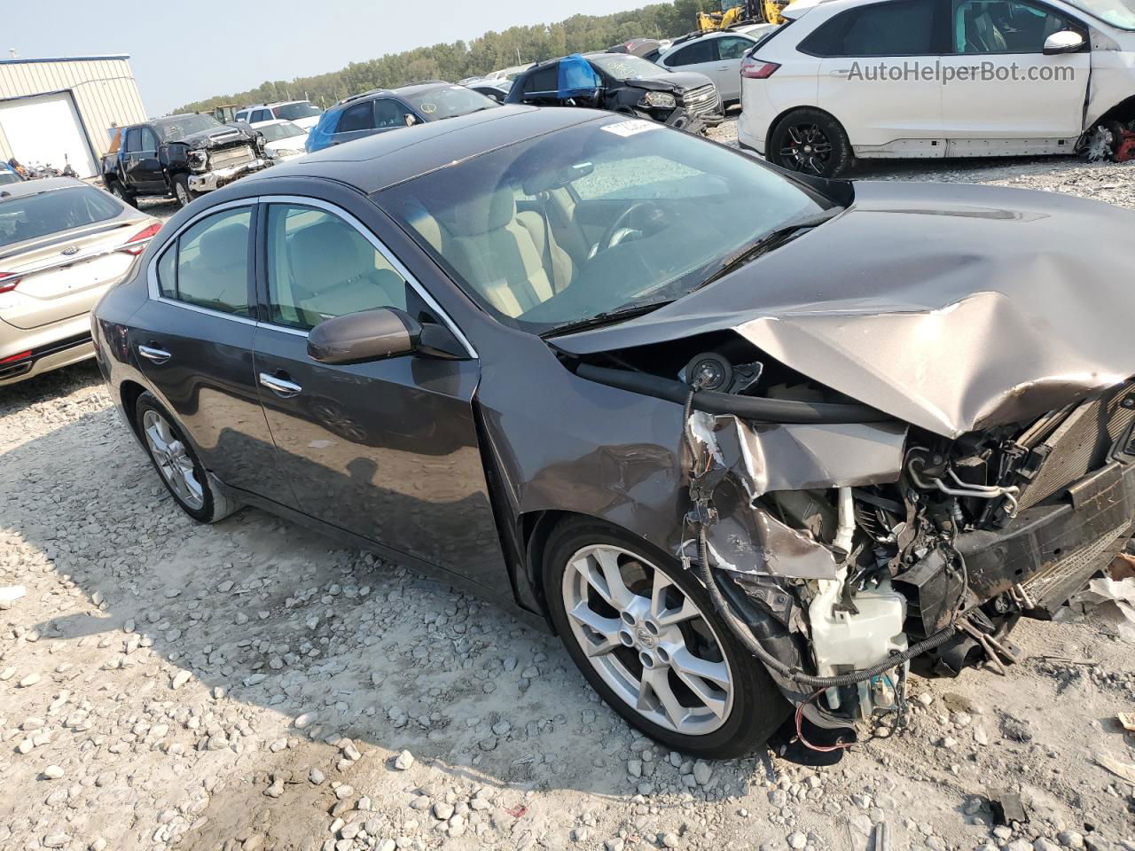 2014 Nissan Maxima S Silver vin: 1N4AA5AP5EC465699