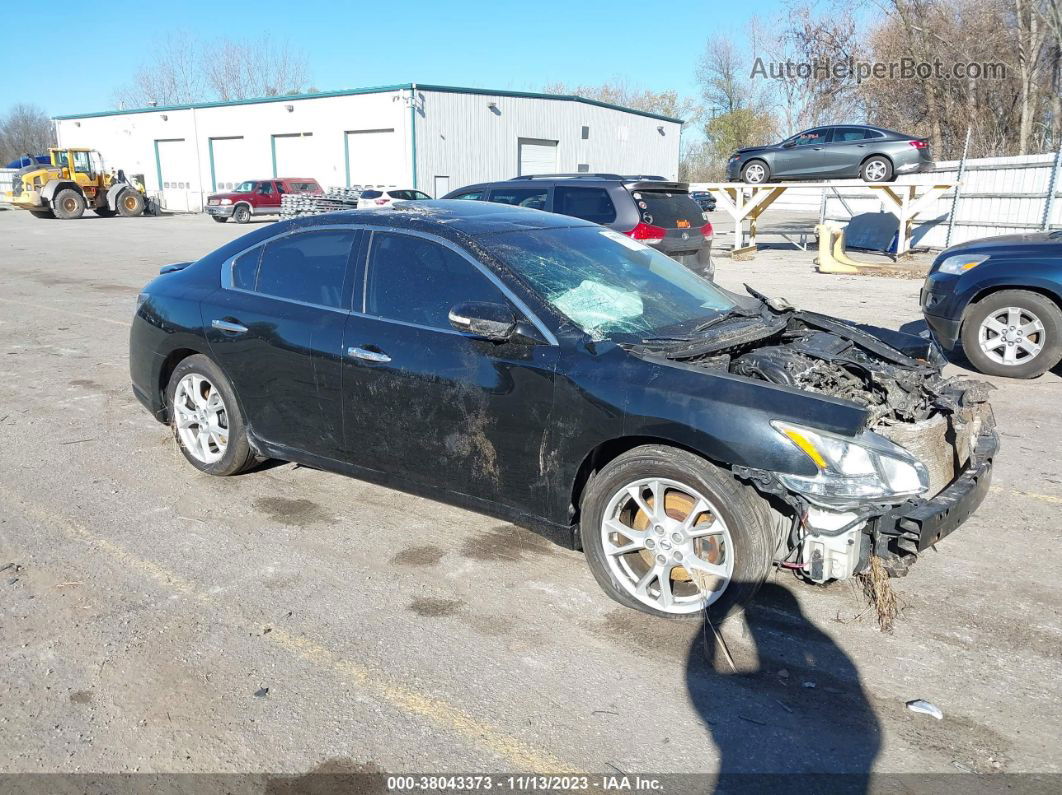 2014 Nissan Maxima 3.5 Sv Black vin: 1N4AA5AP5EC497231