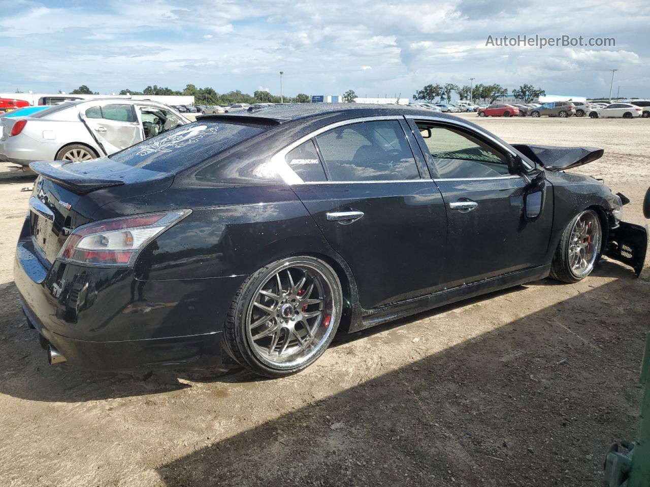 2014 Nissan Maxima S Black vin: 1N4AA5AP5EC906618