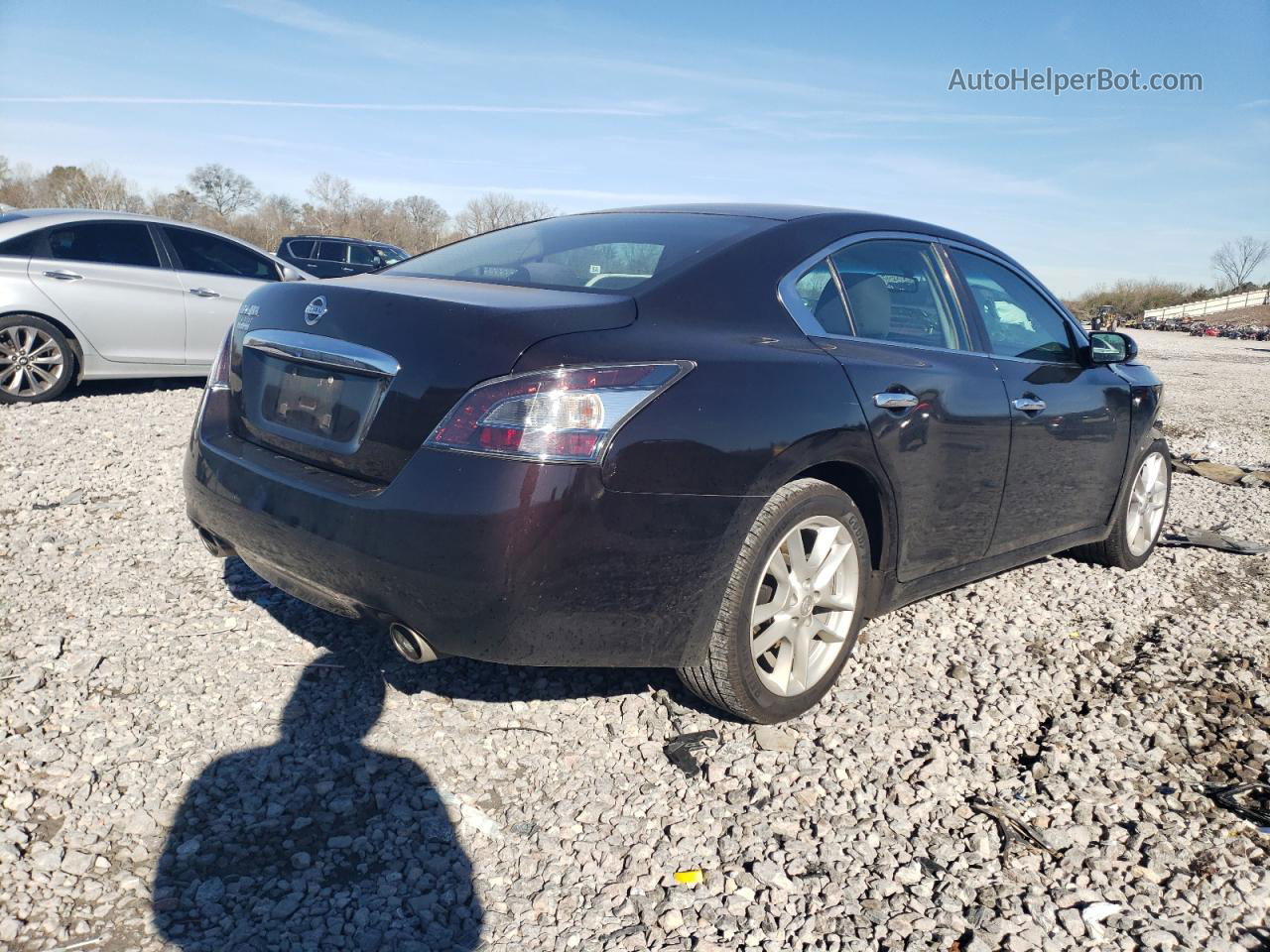 2014 Nissan Maxima S Maroon vin: 1N4AA5AP6EC436602