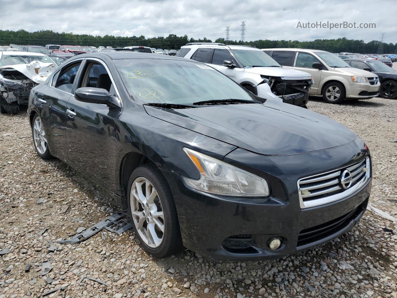 nissan maxima black 2014