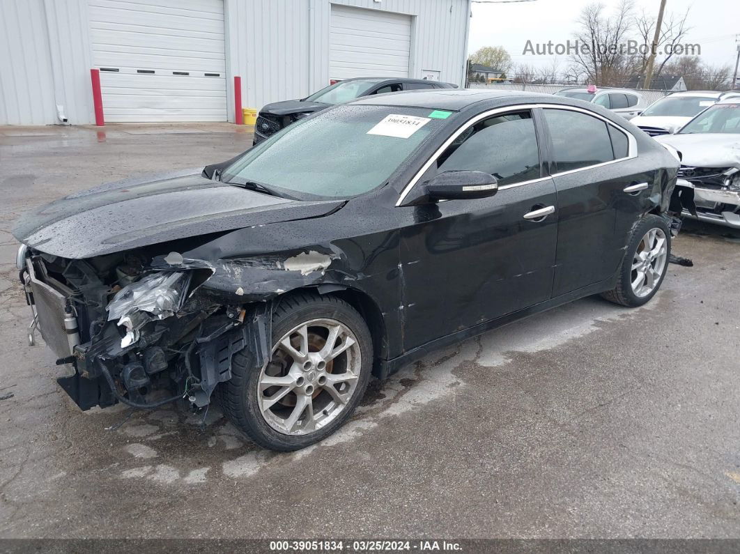 2014 Nissan Maxima 3.5 Sv Black vin: 1N4AA5AP6EC464531