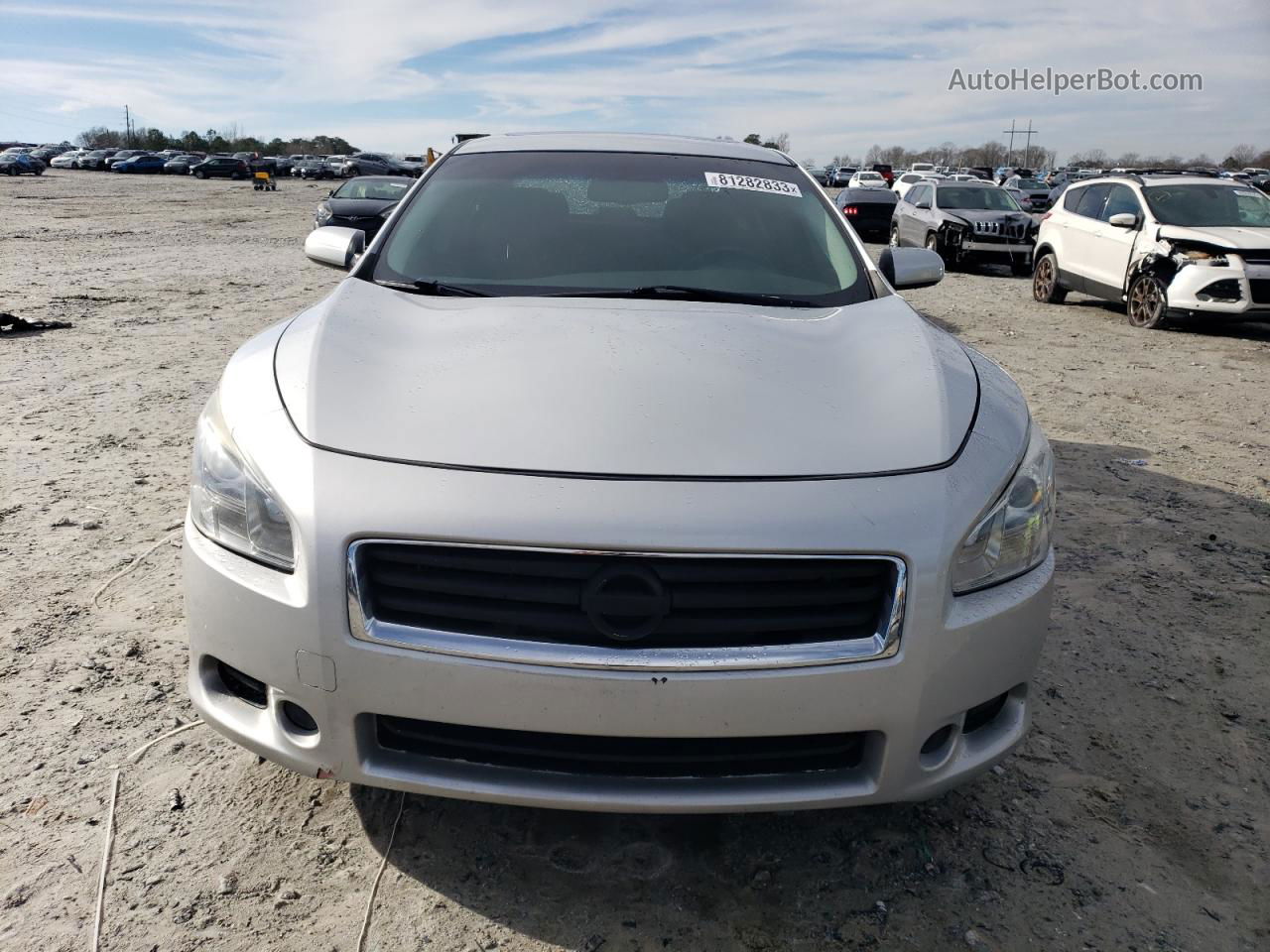 2014 Nissan Maxima S Silver vin: 1N4AA5AP6EC466294