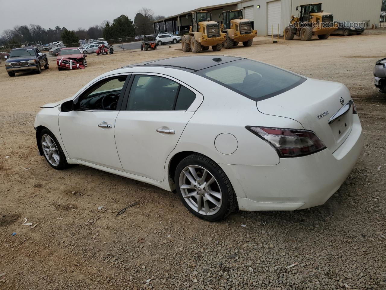 2014 Nissan Maxima S Белый vin: 1N4AA5AP6EC470250