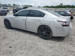 2014 Nissan Maxima S Silver vin: 1N4AA5AP6EC490949