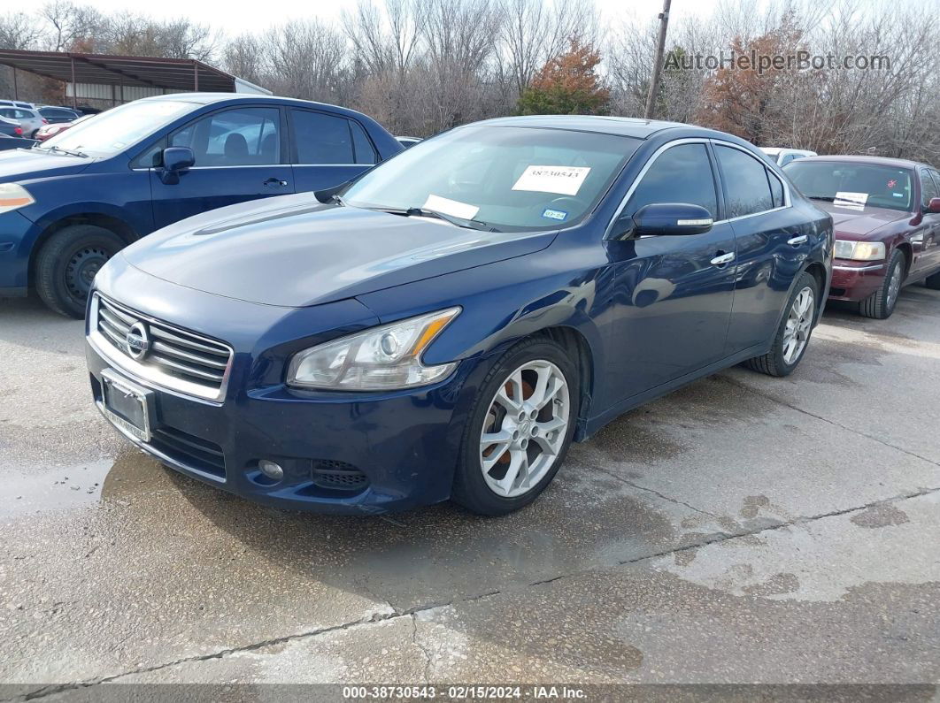 2014 Nissan Maxima 3.5 S Blue vin: 1N4AA5AP6EC908281