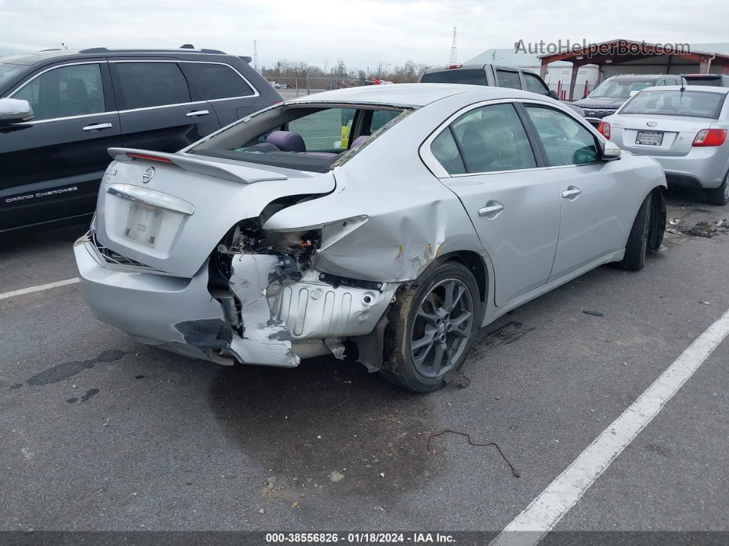 2014 Nissan Maxima 3.5 S Серебряный vin: 1N4AA5AP6EC914372