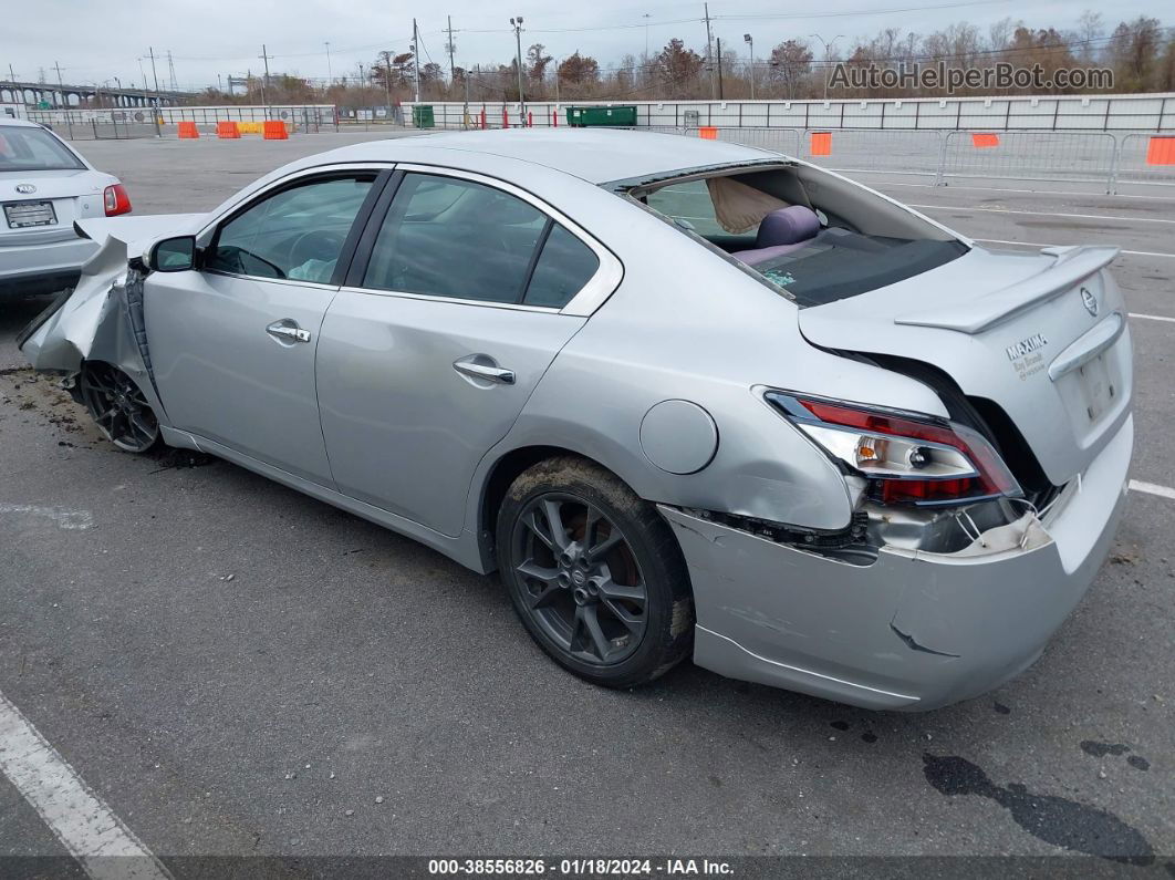 2014 Nissan Maxima 3.5 S Серебряный vin: 1N4AA5AP6EC914372