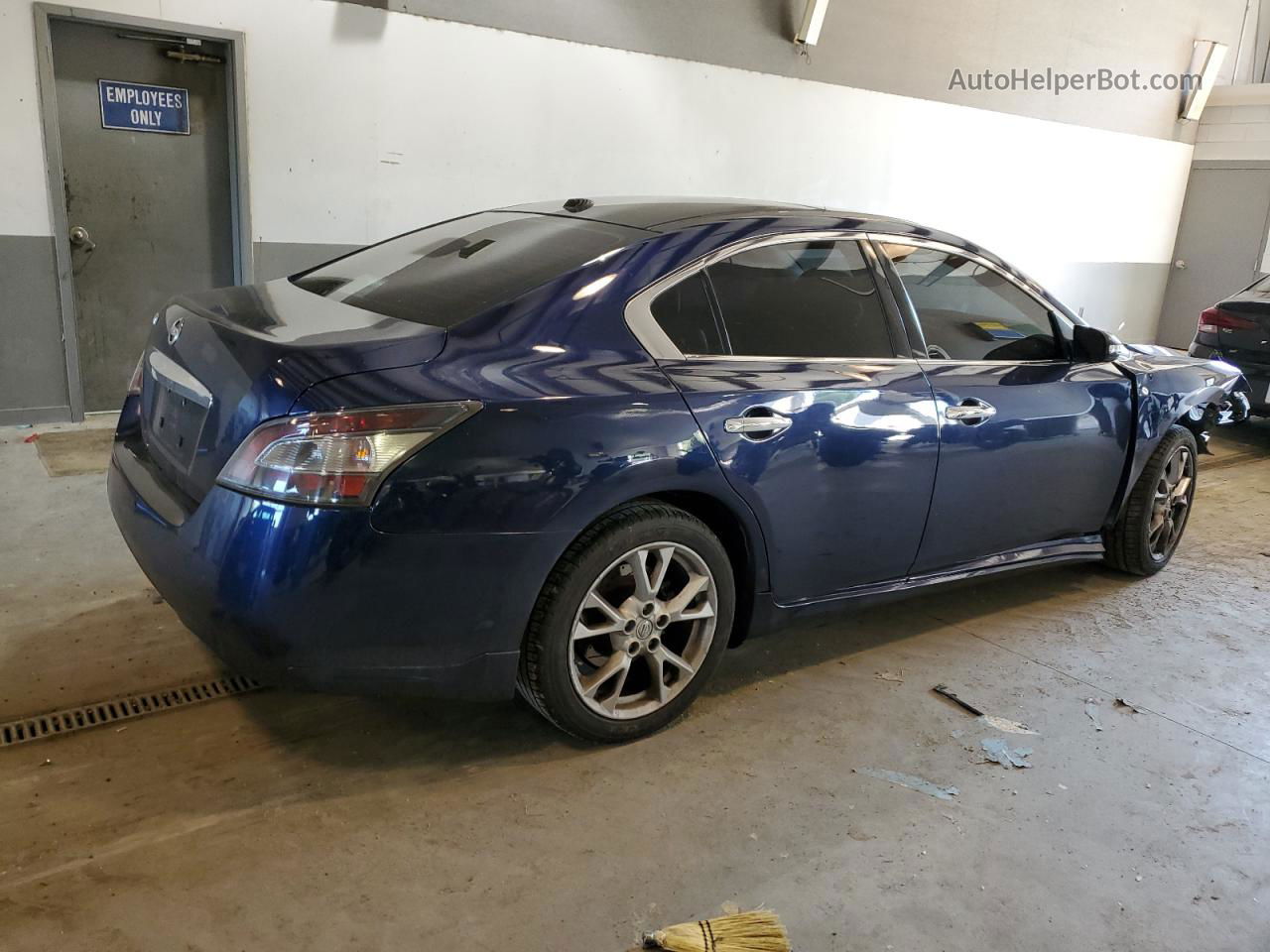 2014 Nissan Maxima S Blue vin: 1N4AA5AP7EC431148