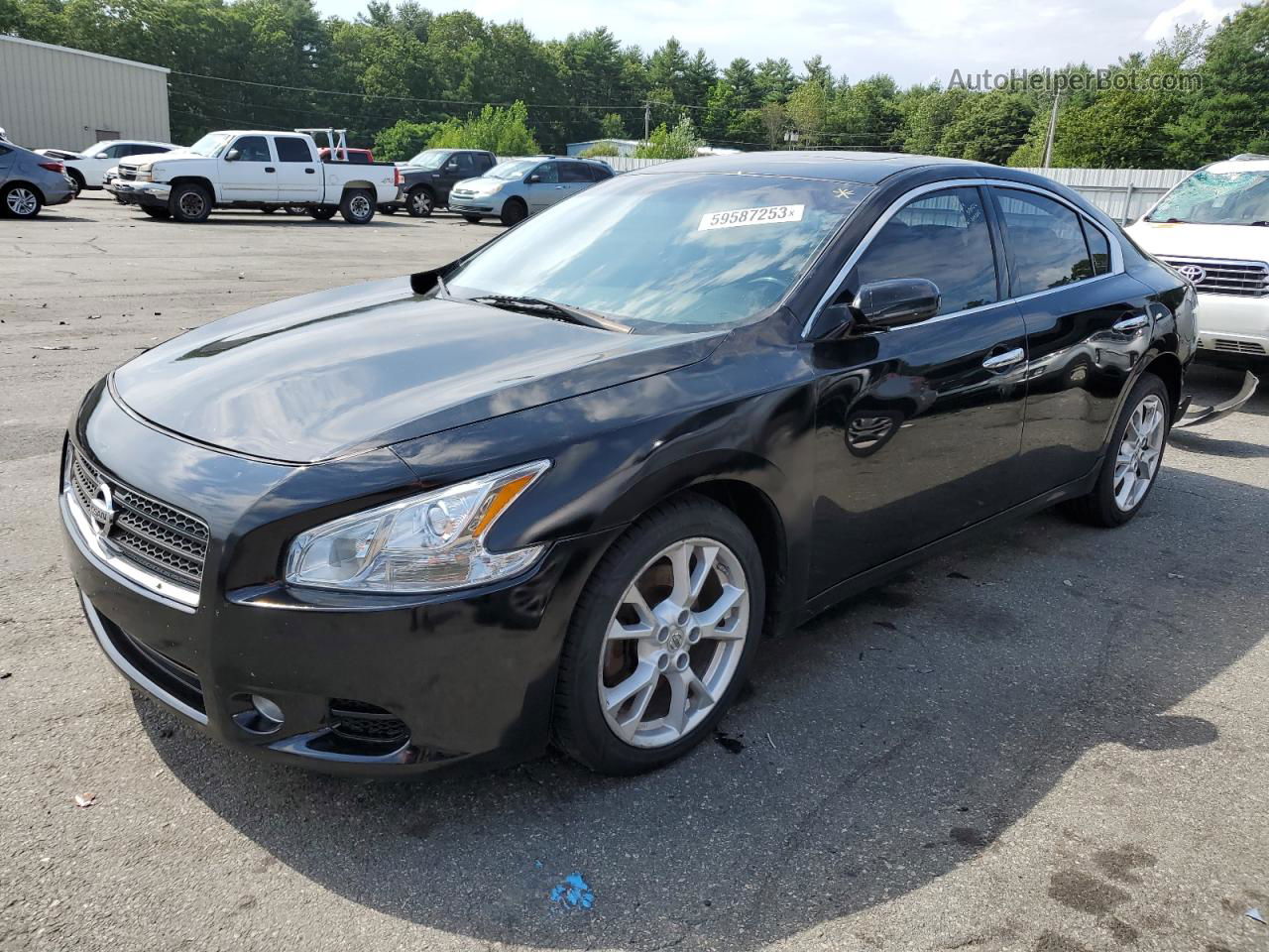 2014 Nissan Maxima S Черный vin: 1N4AA5AP7EC439265