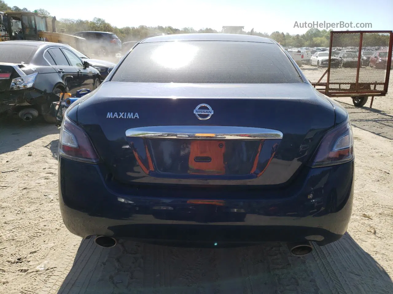 2014 Nissan Maxima S Blue vin: 1N4AA5AP7EC458964