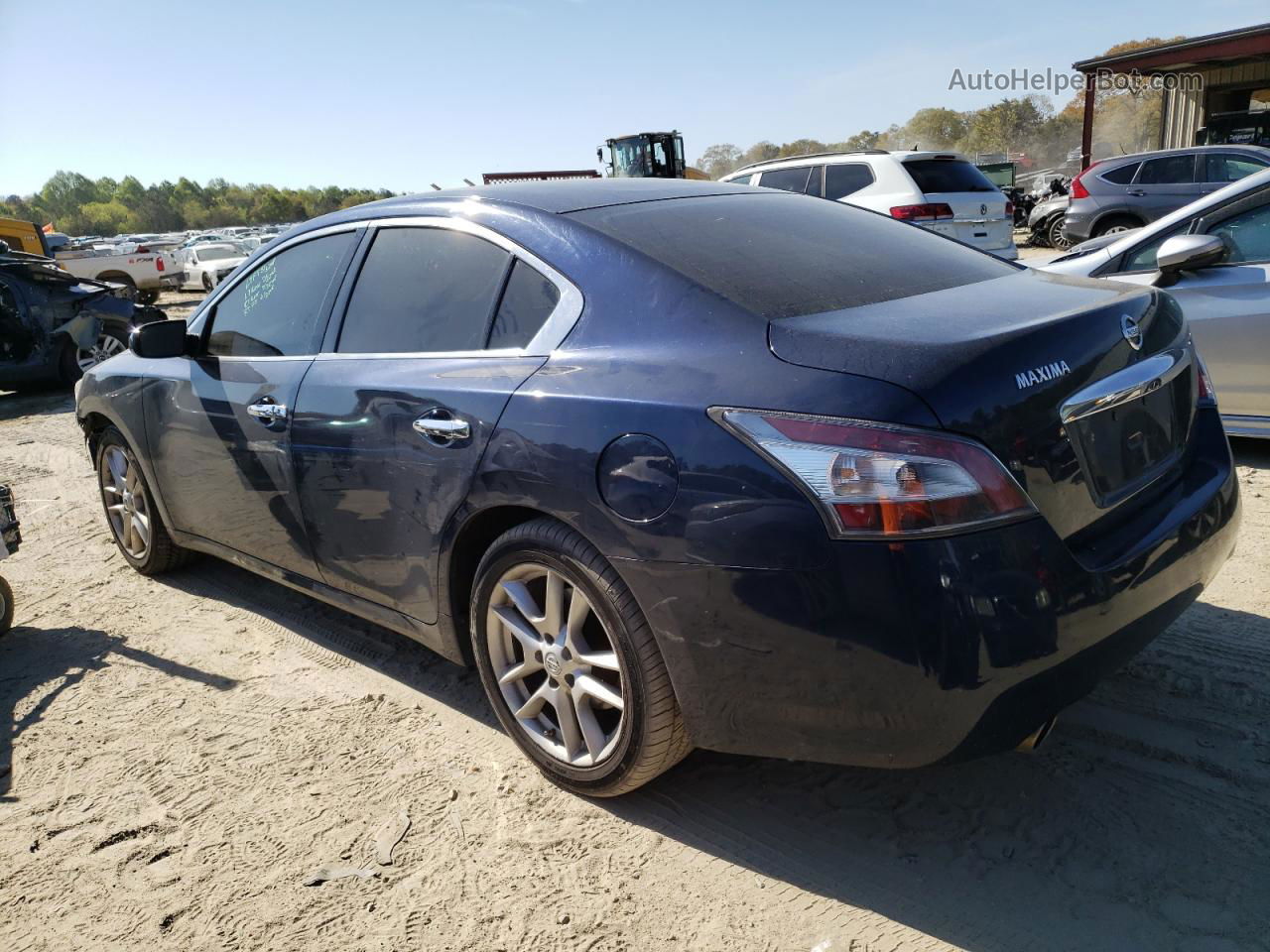 2014 Nissan Maxima S Blue vin: 1N4AA5AP7EC458964