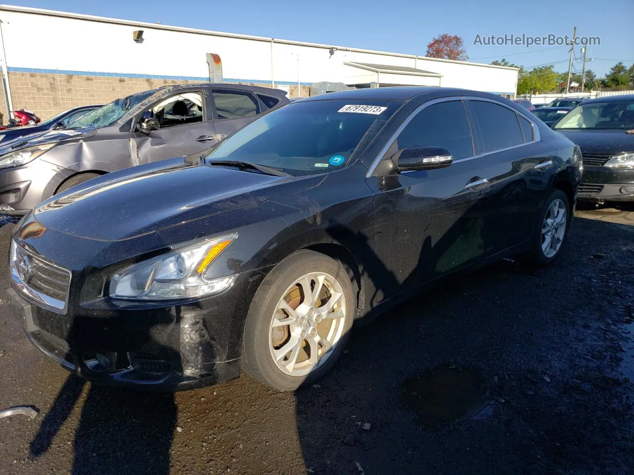 2014 Nissan Maxima S Черный vin: 1N4AA5AP7EC460584