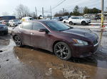 2014 Nissan Maxima S Burgundy vin: 1N4AA5AP7EC477966