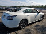 2014 Nissan Maxima S White vin: 1N4AA5AP7EC478891