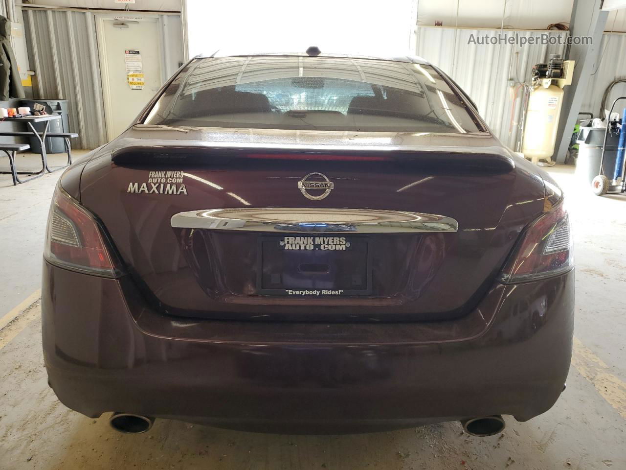 2014 Nissan Maxima S Maroon vin: 1N4AA5AP7EC484495