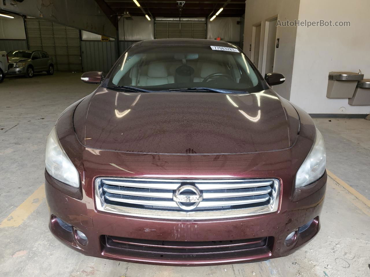 2014 Nissan Maxima S Maroon vin: 1N4AA5AP7EC484495