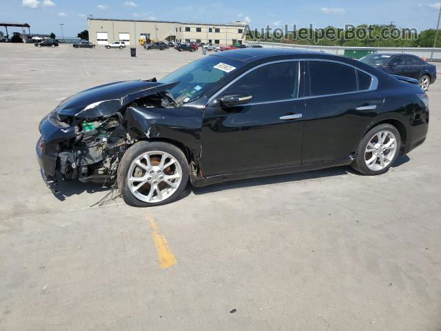 2014 Nissan Maxima S Черный vin: 1N4AA5AP7EC909648