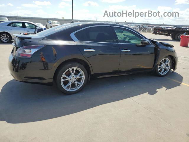 2014 Nissan Maxima S Black vin: 1N4AA5AP7EC909648