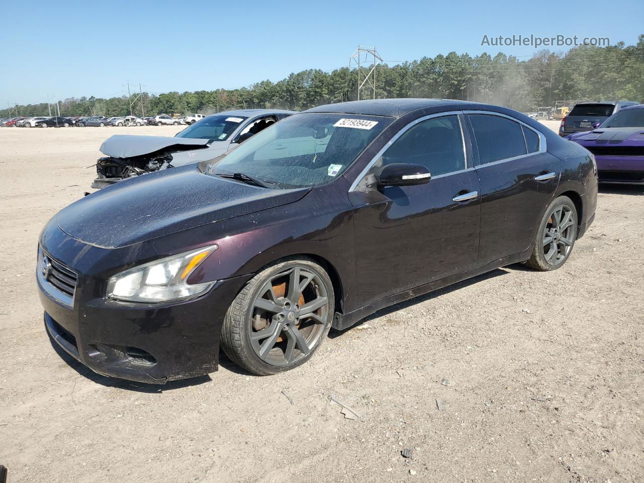 2014 Nissan Maxima S Black vin: 1N4AA5AP8EC433703