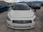 2014 Nissan Maxima S White vin: 1N4AA5AP8EC437024