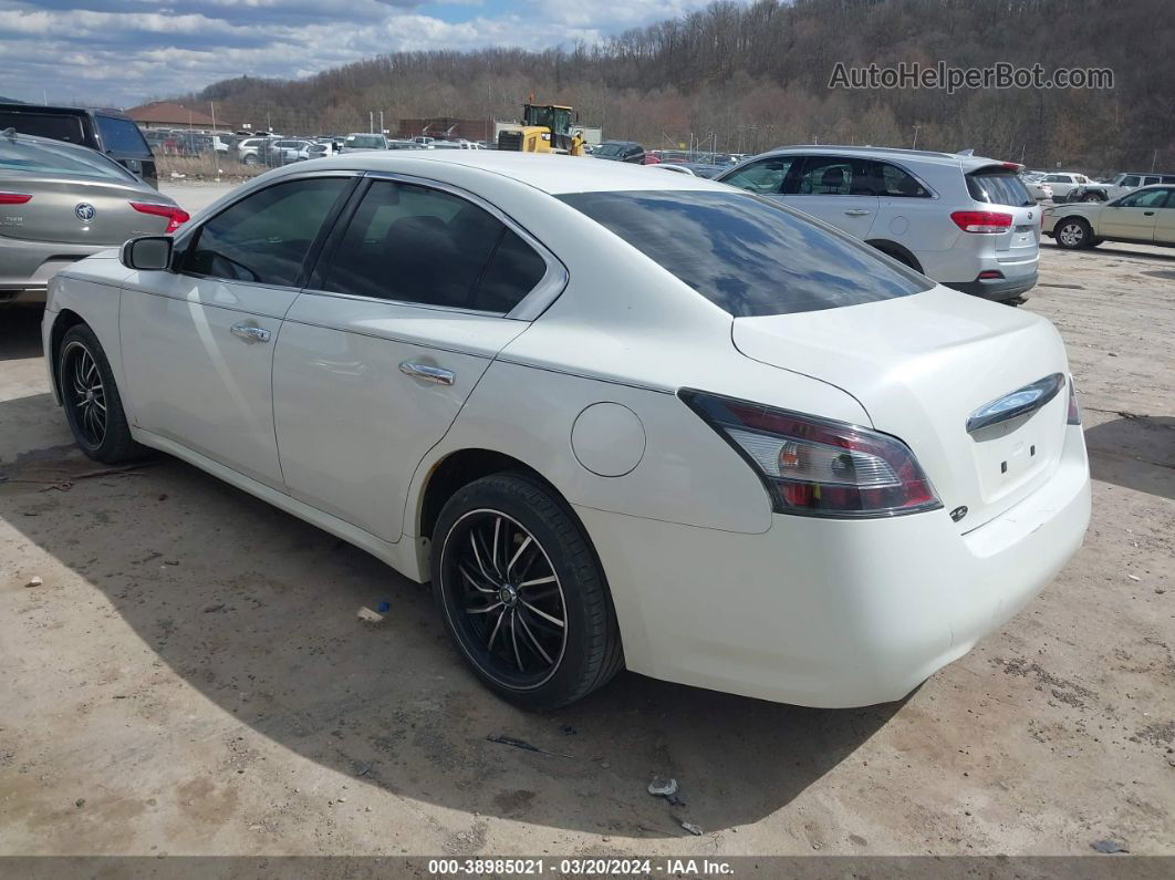 2014 Nissan Maxima 3.5 S White vin: 1N4AA5AP8EC443793