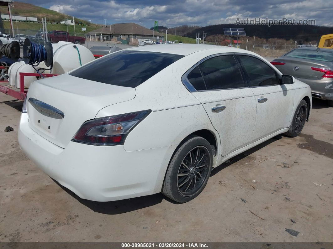 2014 Nissan Maxima 3.5 S White vin: 1N4AA5AP8EC443793