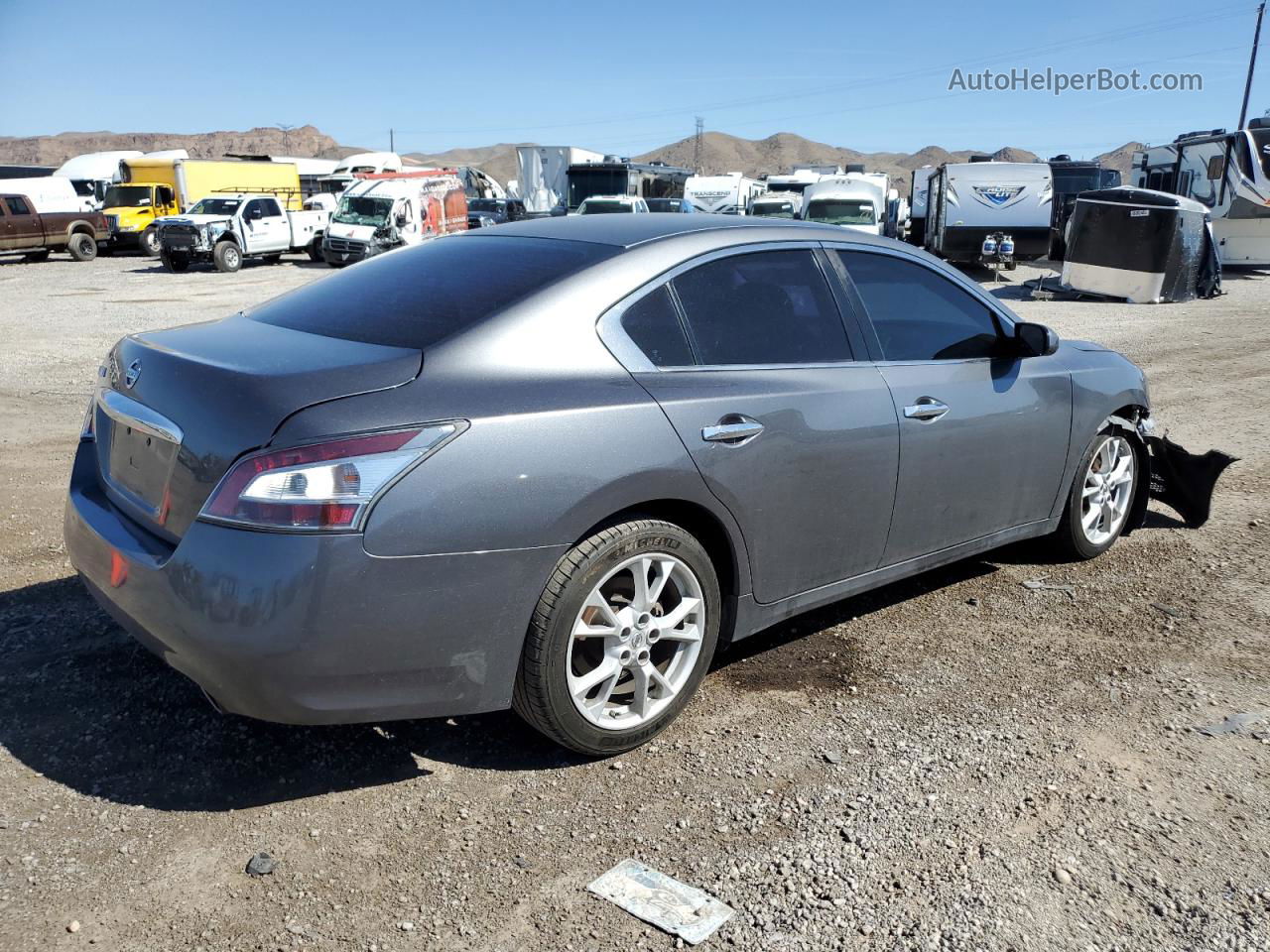 2014 Nissan Maxima S Gray vin: 1N4AA5AP8EC456656