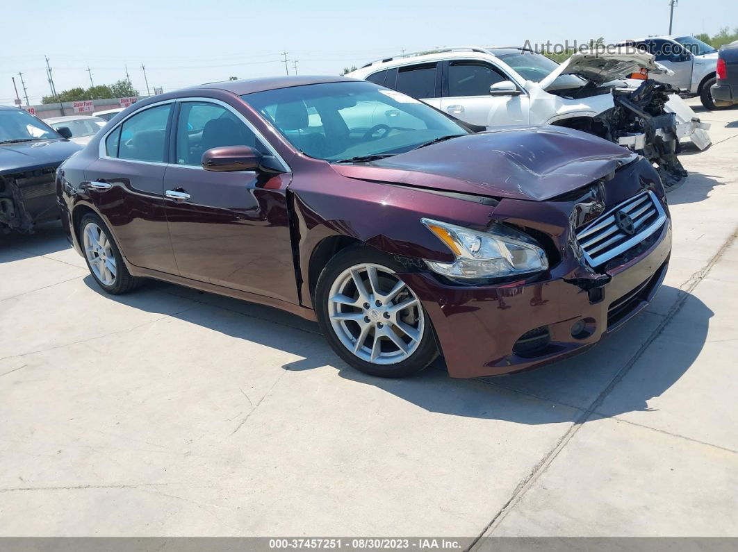 2014 Nissan Maxima 3.5 Burgundy vin: 1N4AA5AP8EC479516