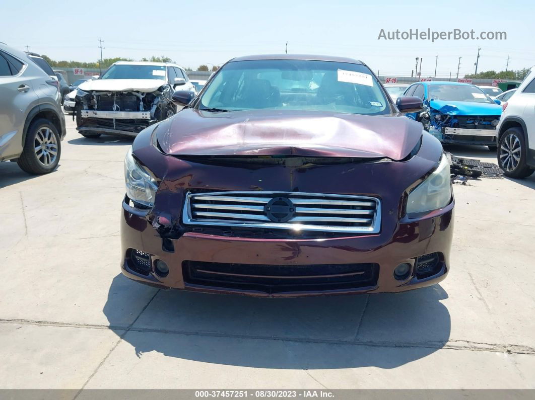 2014 Nissan Maxima 3.5 Burgundy vin: 1N4AA5AP8EC479516