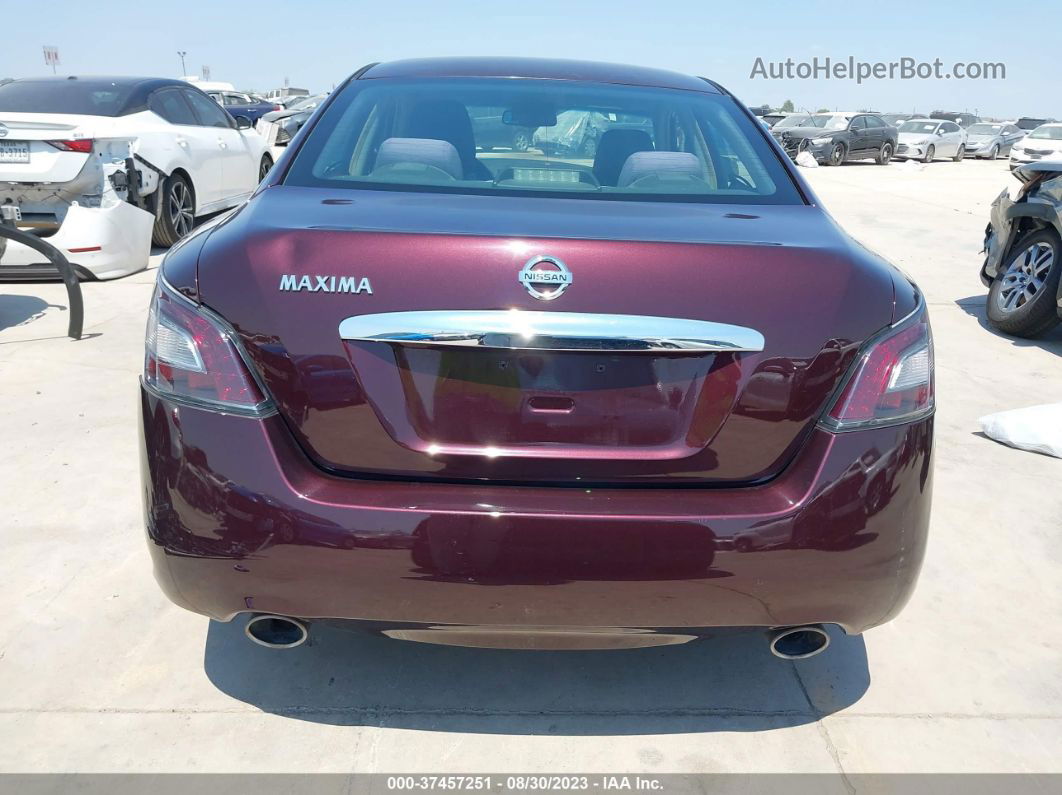 2014 Nissan Maxima 3.5 Burgundy vin: 1N4AA5AP8EC479516