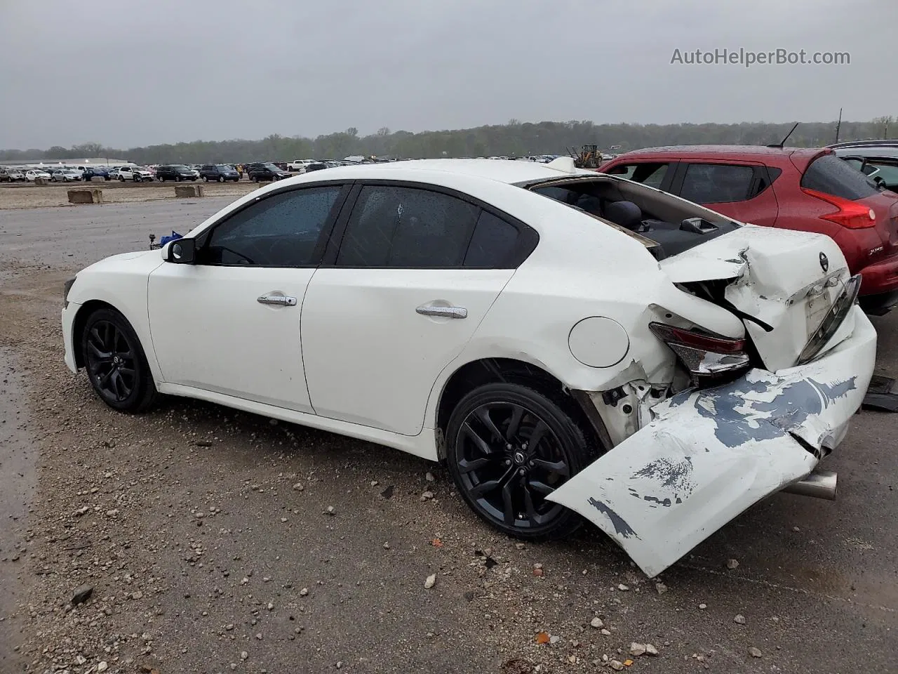 2014 Nissan Maxima S Белый vin: 1N4AA5AP8EC482206