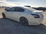 2014 Nissan Maxima S White vin: 1N4AA5AP8EC905074