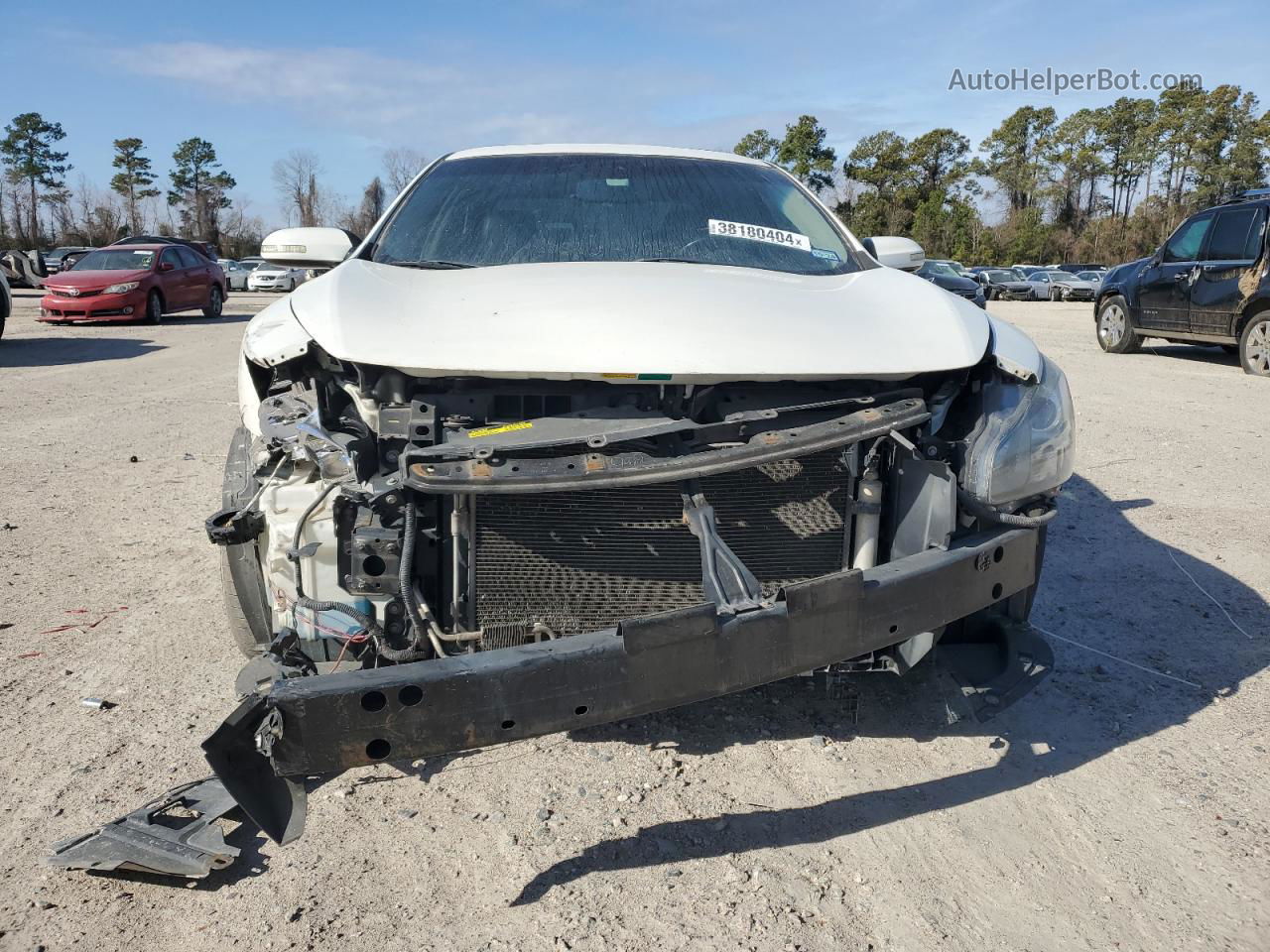 2014 Nissan Maxima S White vin: 1N4AA5AP8EC905074