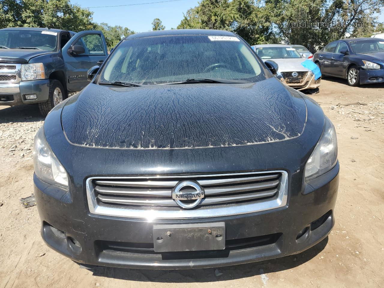 2014 Nissan Maxima S Black vin: 1N4AA5AP9EC434147