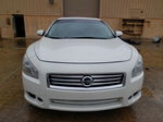 2014 Nissan Maxima S White vin: 1N4AA5AP9EC447965