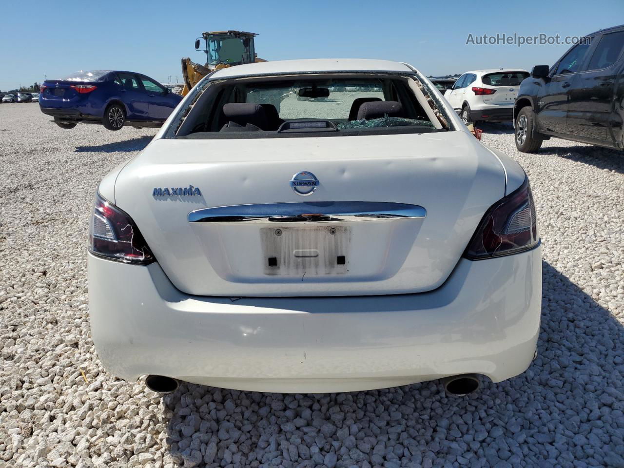 2014 Nissan Maxima S Белый vin: 1N4AA5AP9EC461588