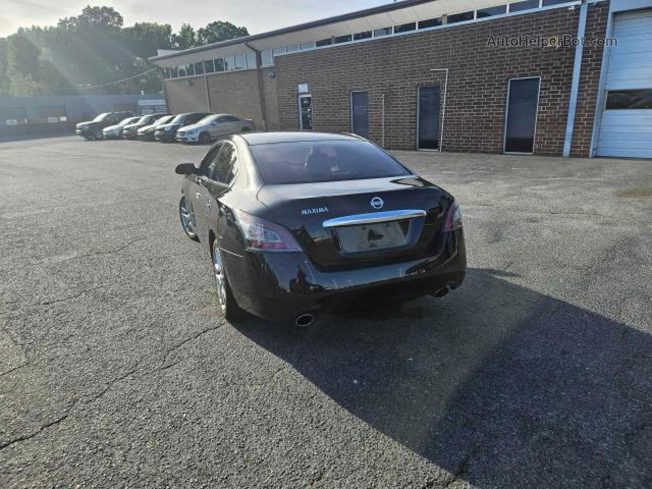 2014 Nissan Maxima S Black vin: 1N4AA5AP9EC464491