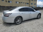 2014 Nissan Maxima S Silver vin: 1N4AA5AP9EC470744