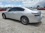 2014 Nissan Maxima S Silver vin: 1N4AA5AP9EC470744