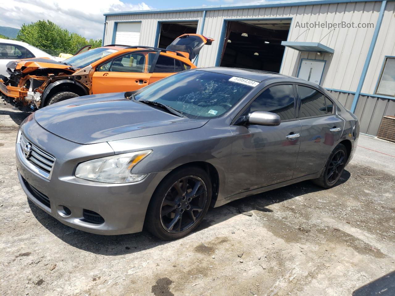 2014 Nissan Maxima S Gray vin: 1N4AA5AP9EC906007