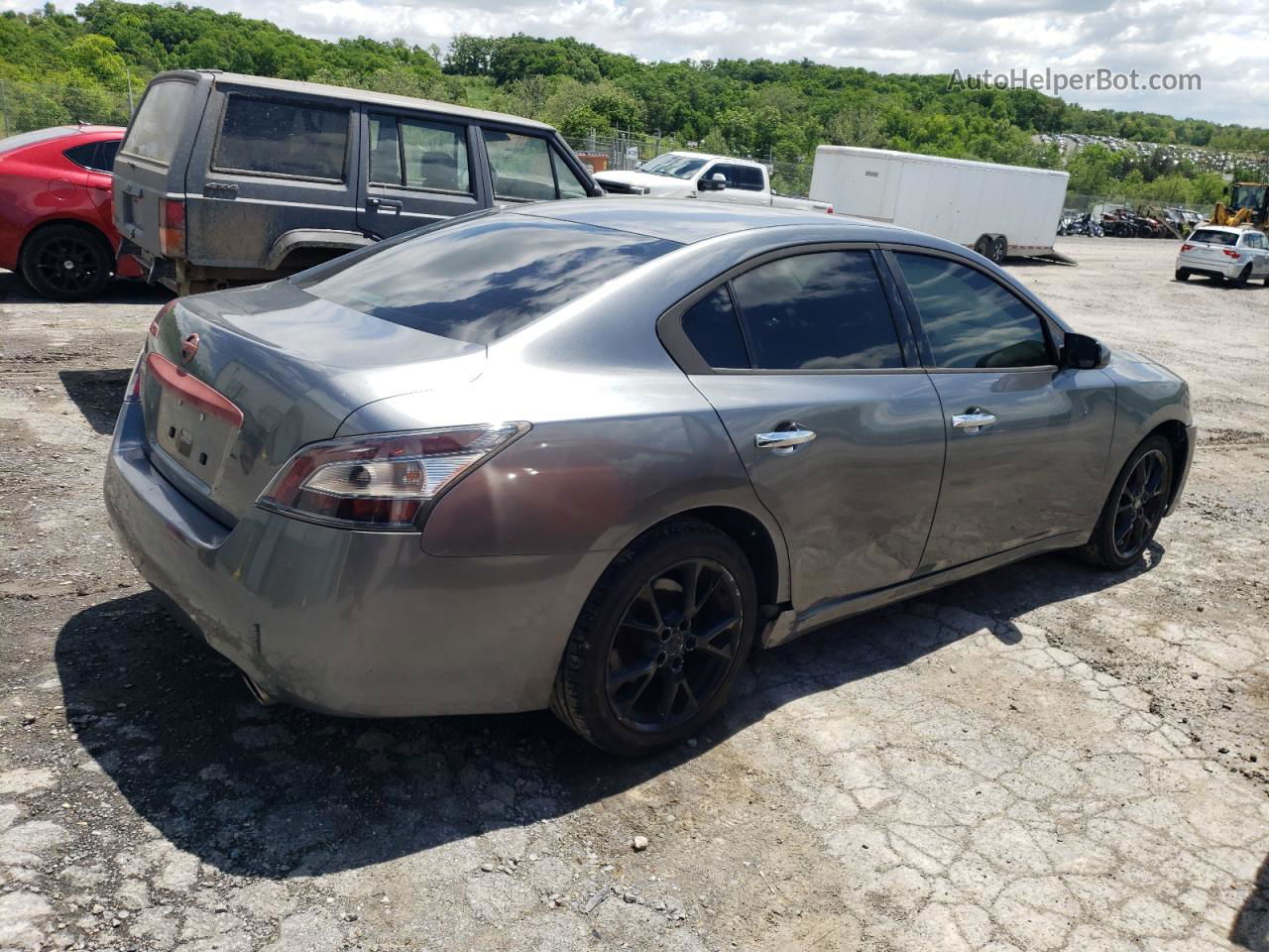 2014 Nissan Maxima S Gray vin: 1N4AA5AP9EC906007