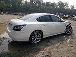 2014 Nissan Maxima S White vin: 1N4AA5APXEC906131