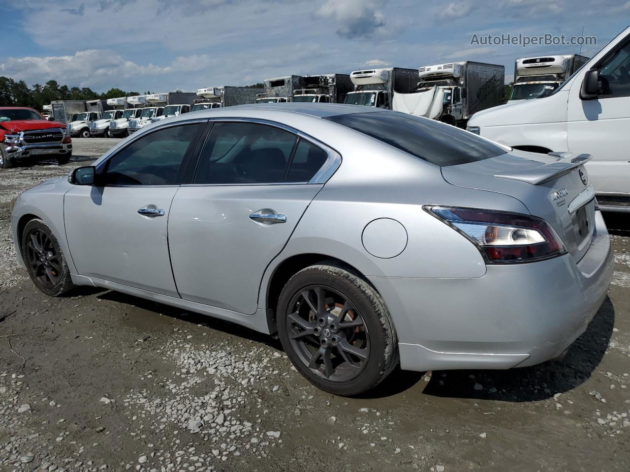 2014 Nissan Maxima S Silver vin: 1N4AA5APXEC912060