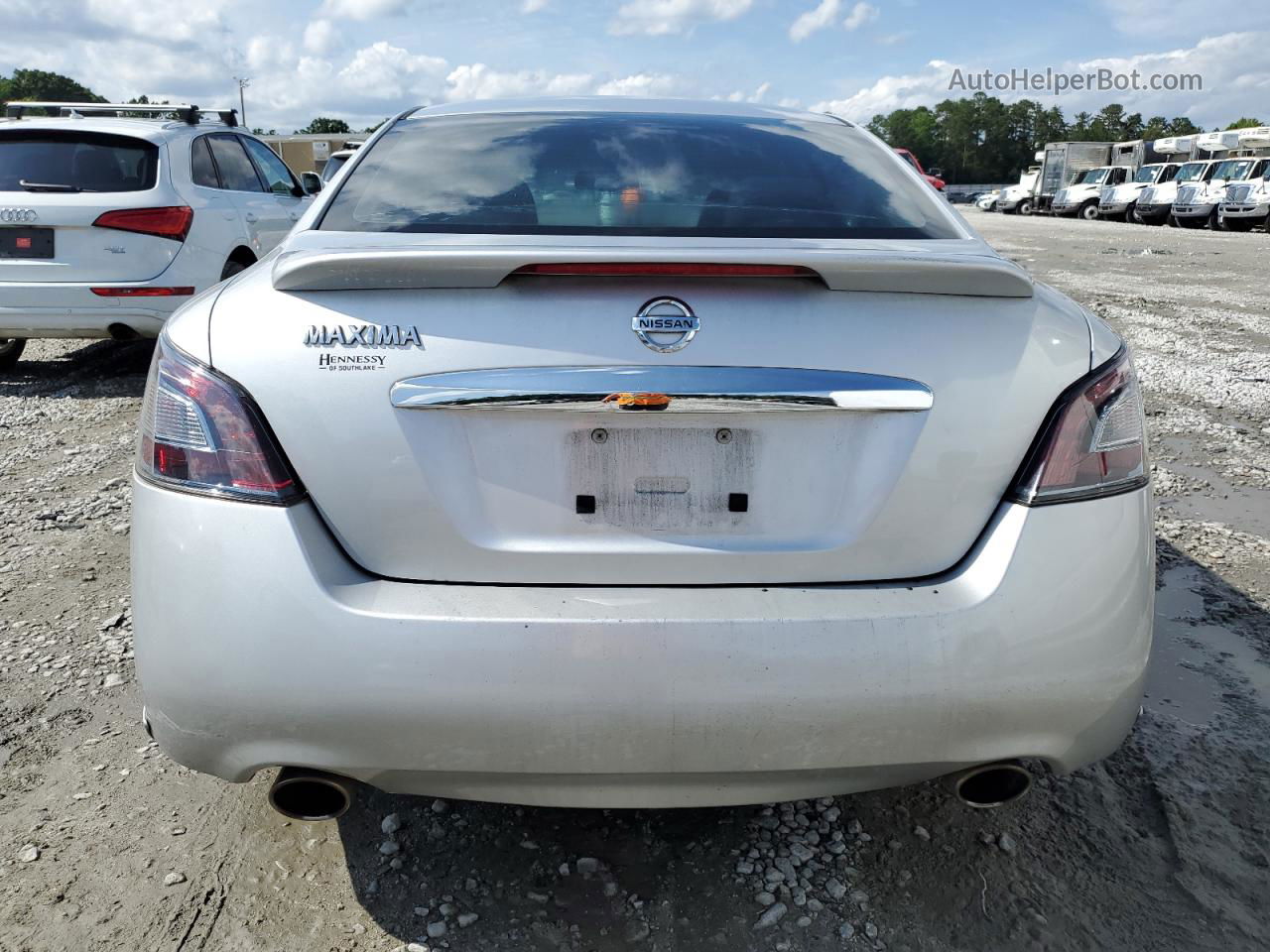2014 Nissan Maxima S Silver vin: 1N4AA5APXEC912060