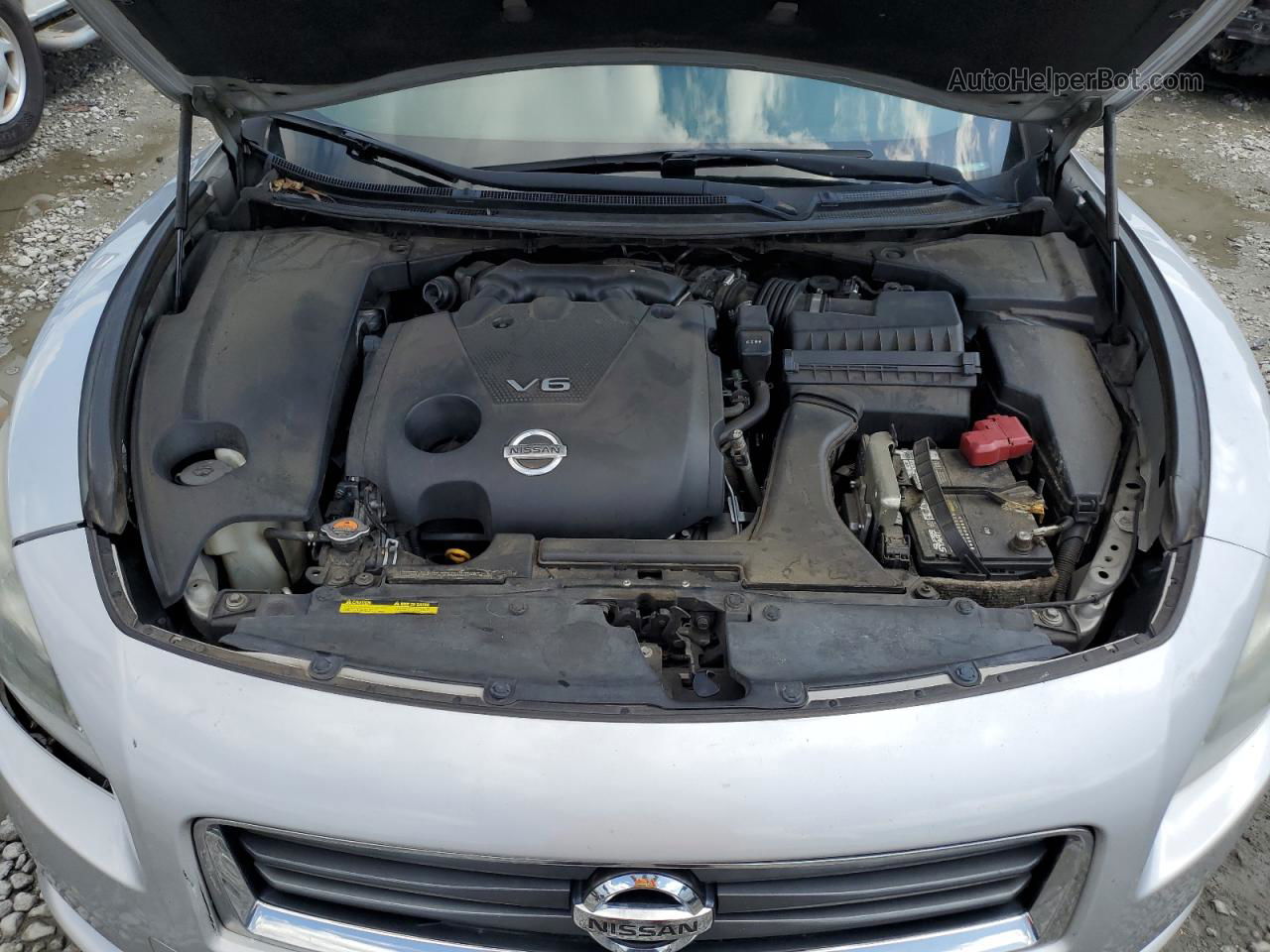 2014 Nissan Maxima S Silver vin: 1N4AA5APXEC912060