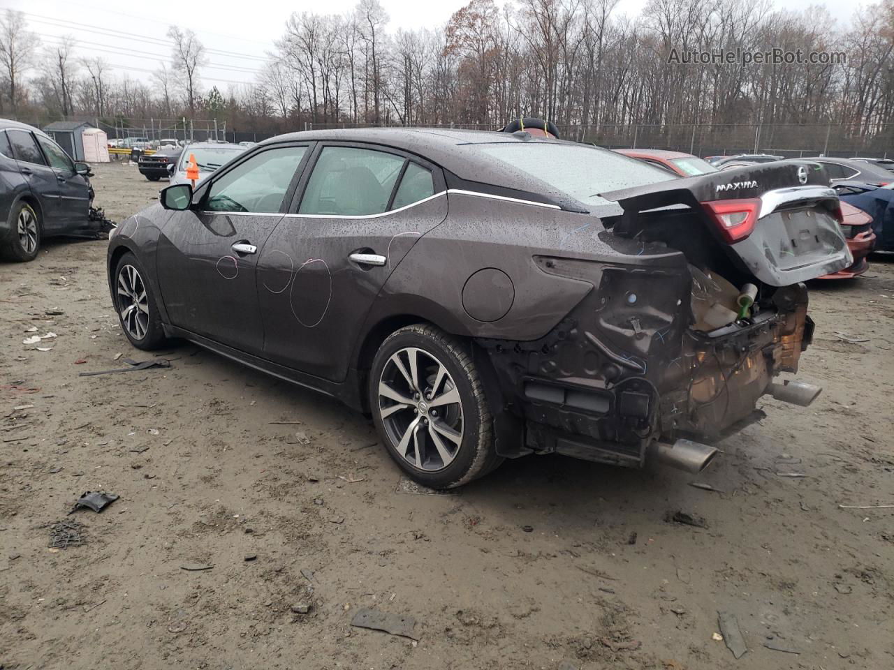 2016 Nissan Maxima 3.5s Brown vin: 1N4AA6AP0GC399636