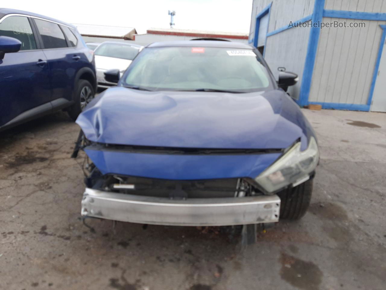 2016 Nissan Maxima 3.5s Синий vin: 1N4AA6AP0GC414667