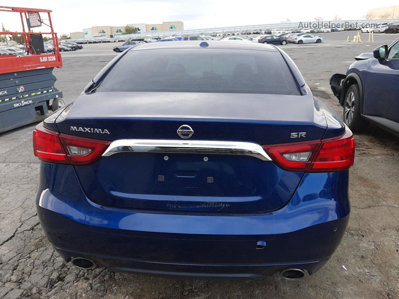 2016 Nissan Maxima 3.5s Blue vin: 1N4AA6AP0GC414667