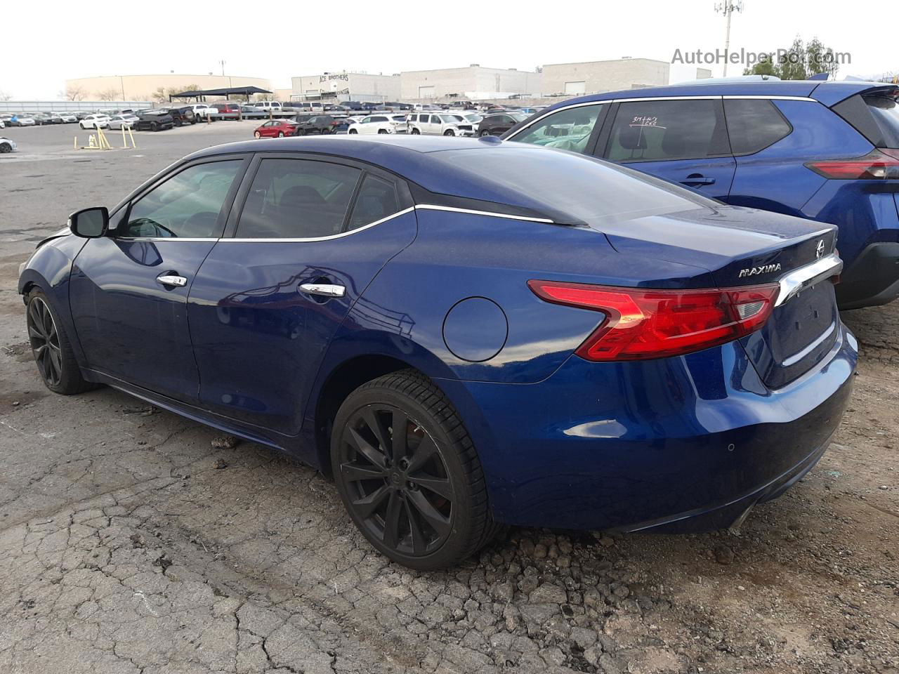 2016 Nissan Maxima 3.5s Blue vin: 1N4AA6AP0GC414667